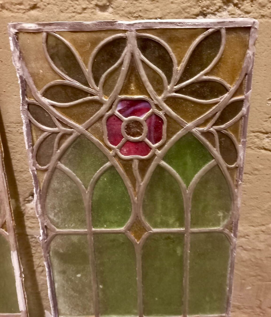 Bicchieri: 2 antike Glasscheiben Jugendstil – Usato da Burgdorf venduto da glasrabe01 1
