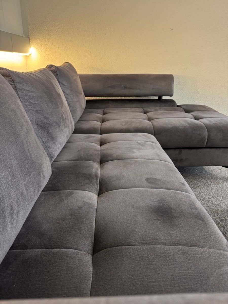 Sofas: Ecksofa Dunkel Grau mit Bettfunktion – Gebraucht aus Fehraltorf von Sofalab.swiss 3