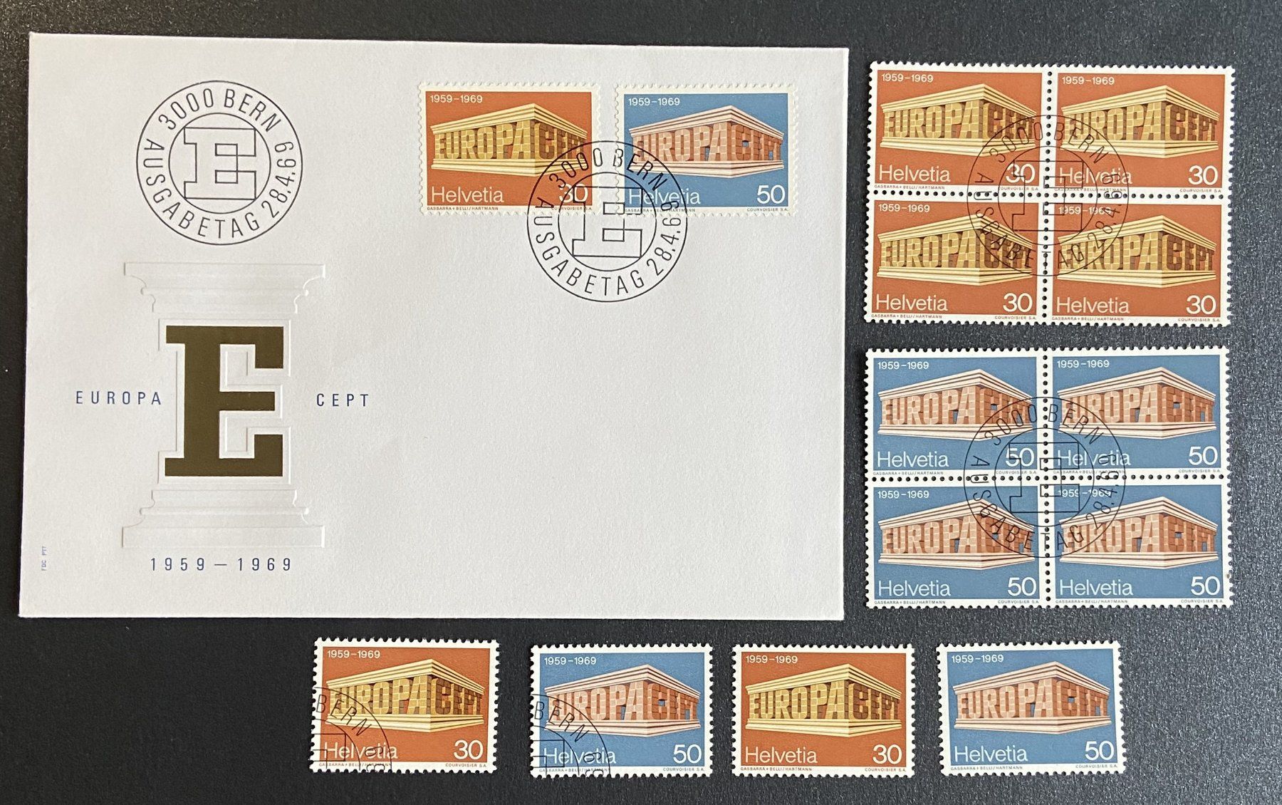 Tutti i francobolli: Lot FDC ET Europa -Marken + 4er Blocks – Usato da Böckten venduto da Hansi36 3