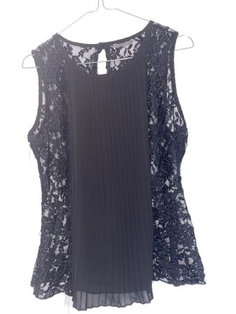 GUESS Bluse mit Spitze (schwarz)