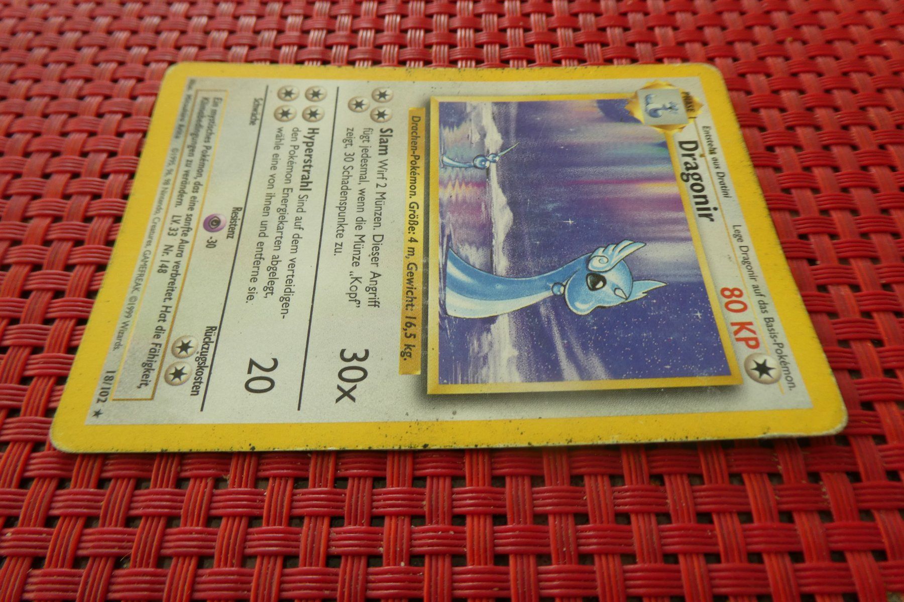 Pokémon Carte collezionabili: Pokémon / DRAGONIR / selten / 18/102 – Usato da Au ZH venduto da Osterhase4 1