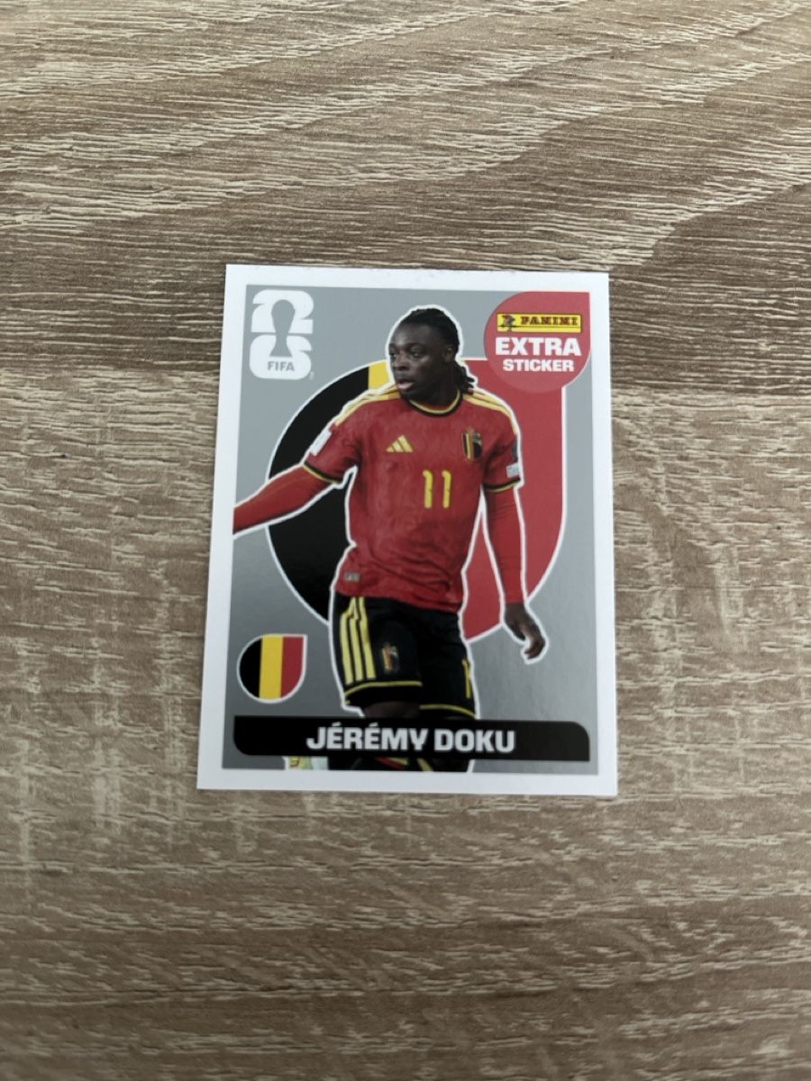 Panini Sammelbilder & Trading cards: Extra Sticker Jérémy Doku Panini  – Gebraucht aus Daillon von Camus82