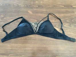 Beldona -BH schwarz mit Spitze Gr. M neuwertig