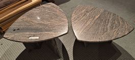 Vintage Salontisch 2er Set, Granit  80er Jahre organisch