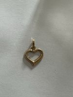 Pendentif cœur or jaune 18 carats 