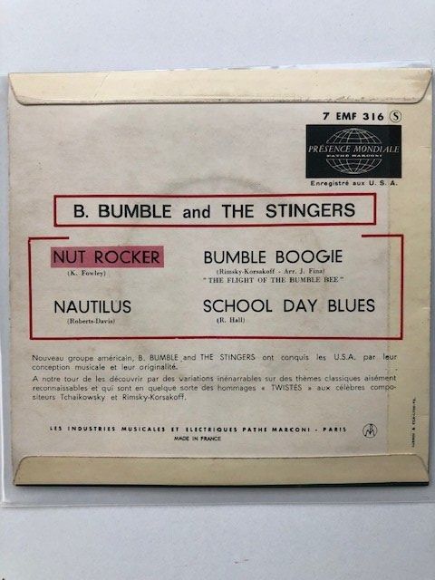Dischi in vinile: B. Bumble And The Stingers – Usato da Aarwangen venduto da Jukebox3 3
