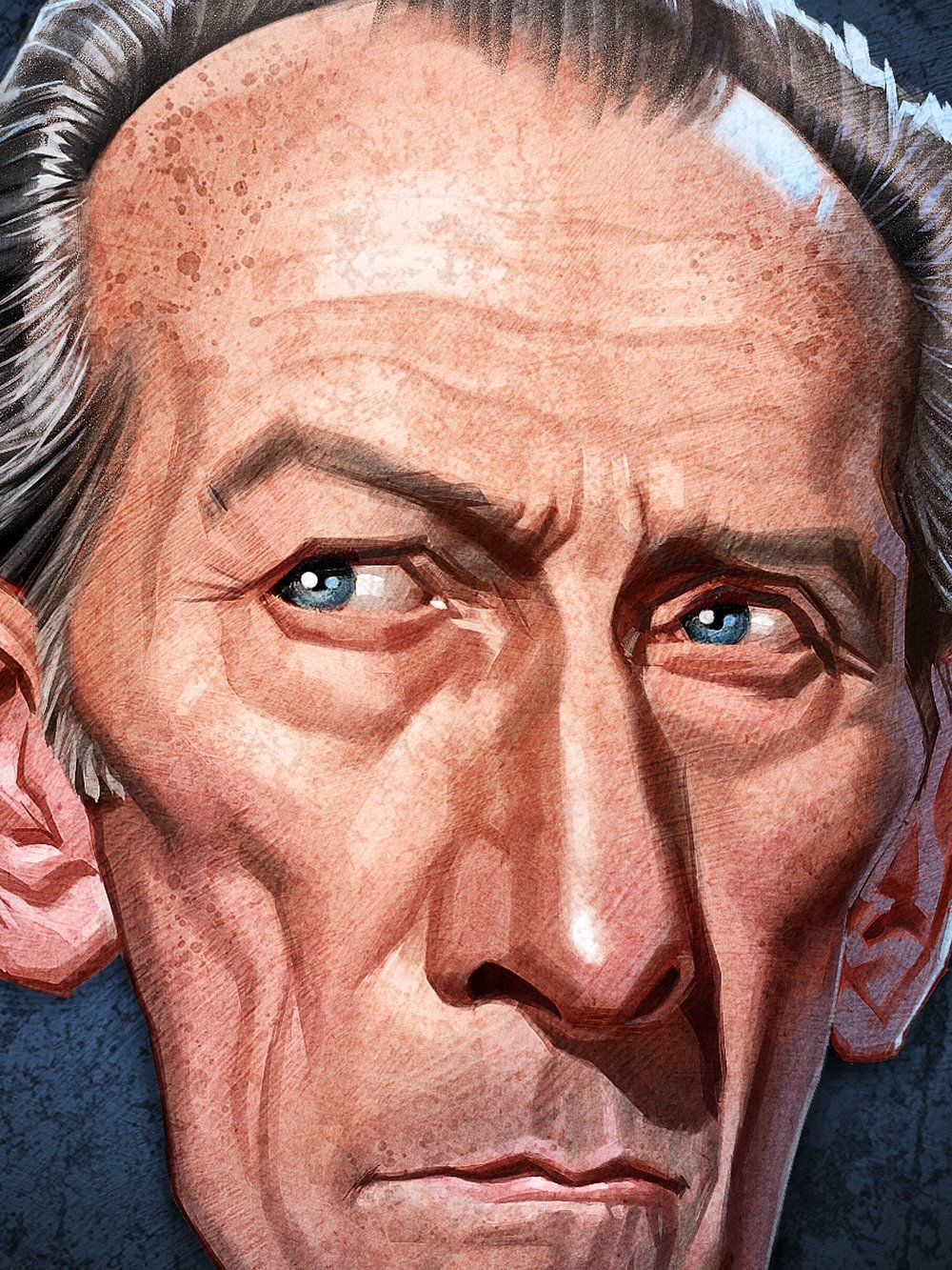 Foto & Immagini: Kunstdruck - Peter Cushing Karikatur - Star Wars Parodie – Nuovo e nell'imballaggio originale da Bülach venduto da chr_fdw8 1