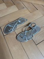 Sandale silbern 40 (neu)