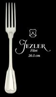 Filet Jezler 20.5 cm 800Silb Fourchette Neuve !