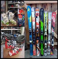 TOUT le MATOS à petit prix à Leysin, skis, chaussures, bâton