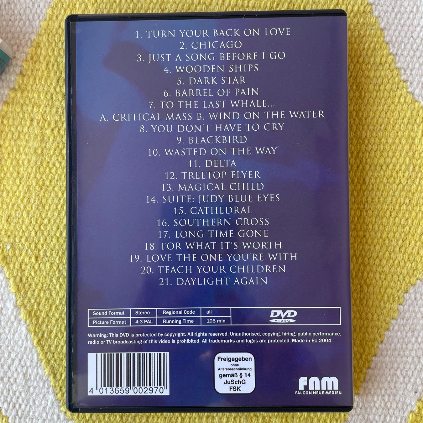Tutti i DVDs: CROSBY STILLS&NASH-DVD DAILIGHT AGAIN – Usato da Rorschacherberg venduto da CD-Roli 1