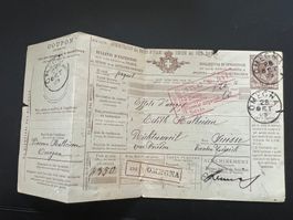 1905 Postbeleg Italien-CH Omegna-Richterswil Zoll    (G1135)