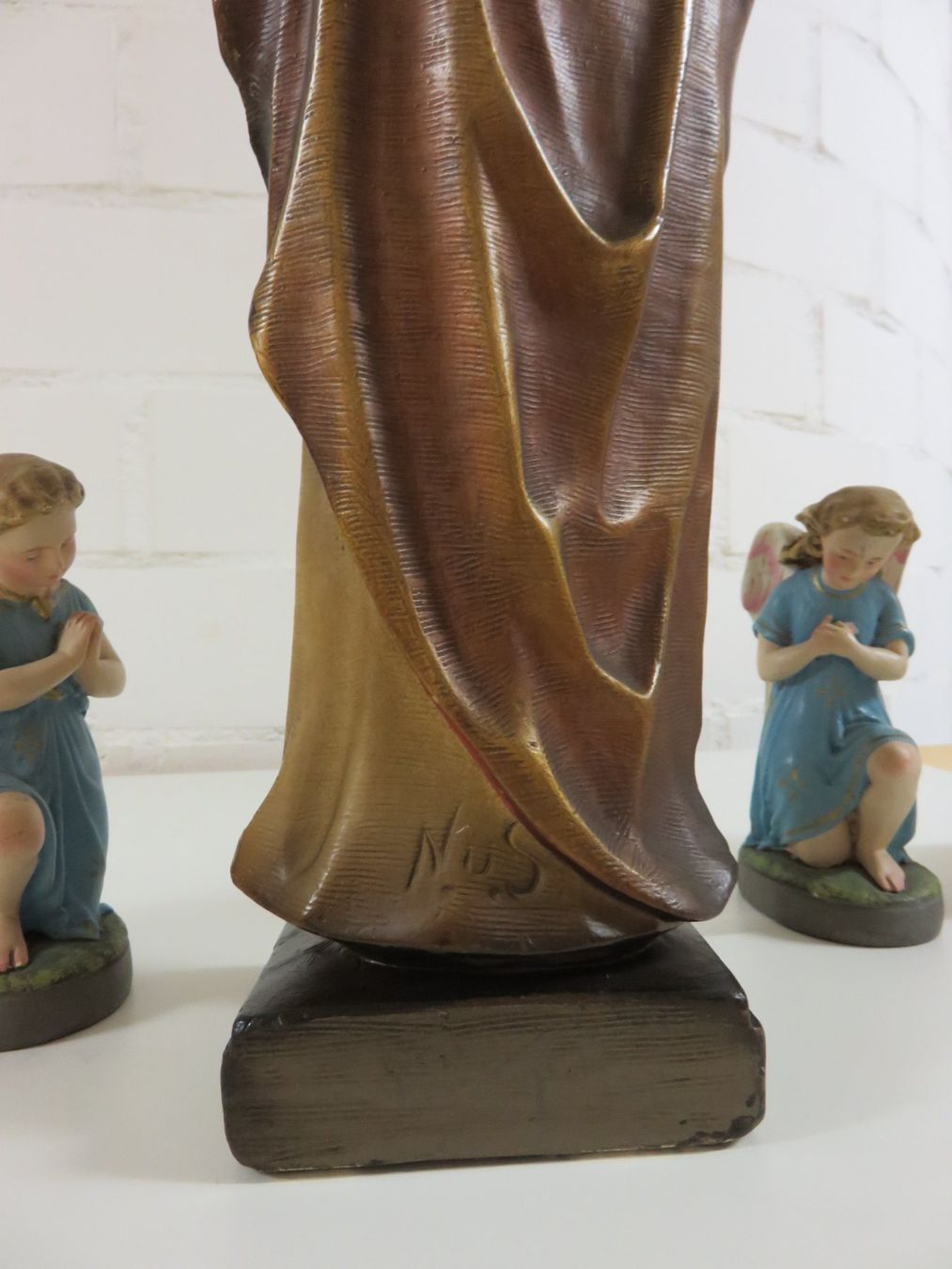 Statuette: 4 Heiligenfiguren antik – Usato da Ufhusen venduto da Antikfachmann 5