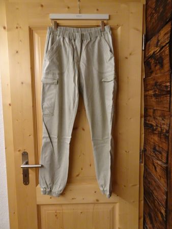 Hell Oliv Hose Baumwolle von Qiero Gr. 42 - 42671
