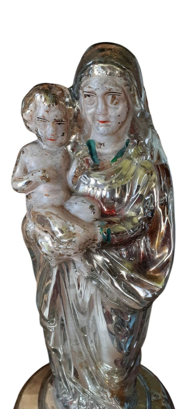 Statuette: Figur Bauernsilber Maria – Usato da Mörschwil venduto da antiksalon21 8