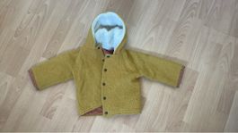 Kinder Jacke - gelb handmade - Gr. 80/86