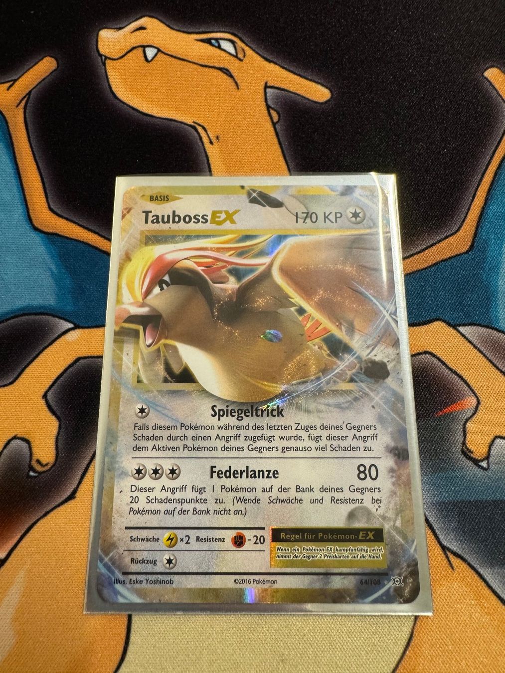 Pokémon Sammelbilder & Trading cards: Tauboss EX (EVO 64) - Evolutions – Neu (gemäss Beschreibung) aus Bülach von Pfrenzel
