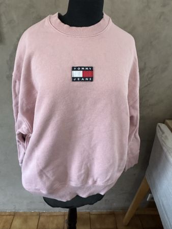 Pull Tommy Jeans Rose Pastel Taille M