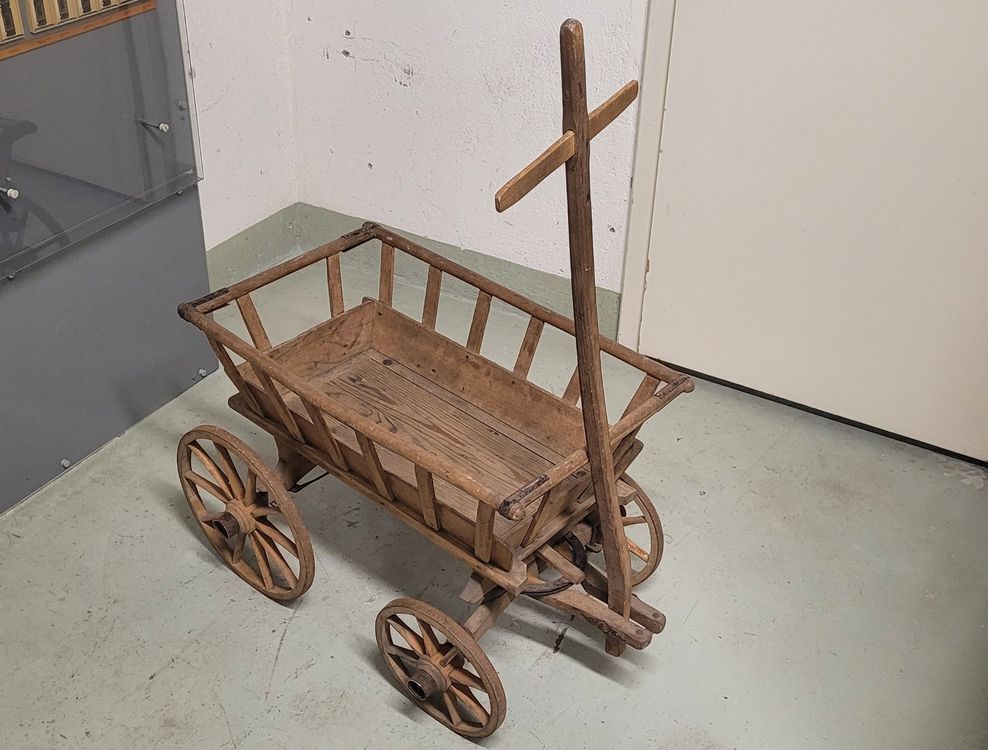 Leiterwagen Holz Gro