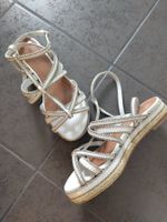 Alaia Espadrille- Sandalen weiss Gr. 38