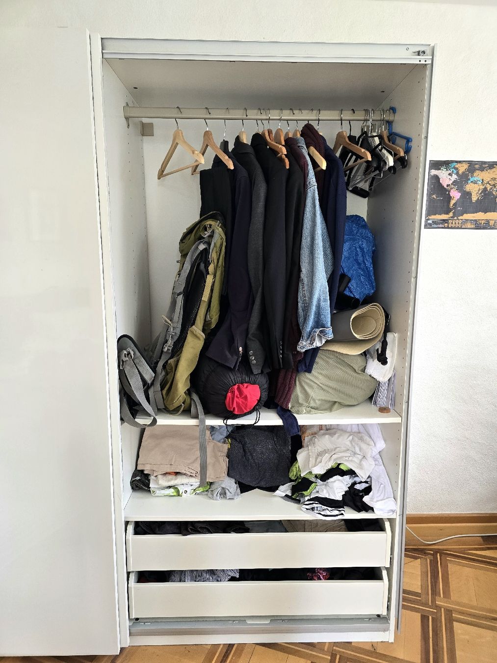 Armoires: PAX / HASVIK Kleiderschrank Weiss – D'occasion à St. Gallen par mon_kcz6 3