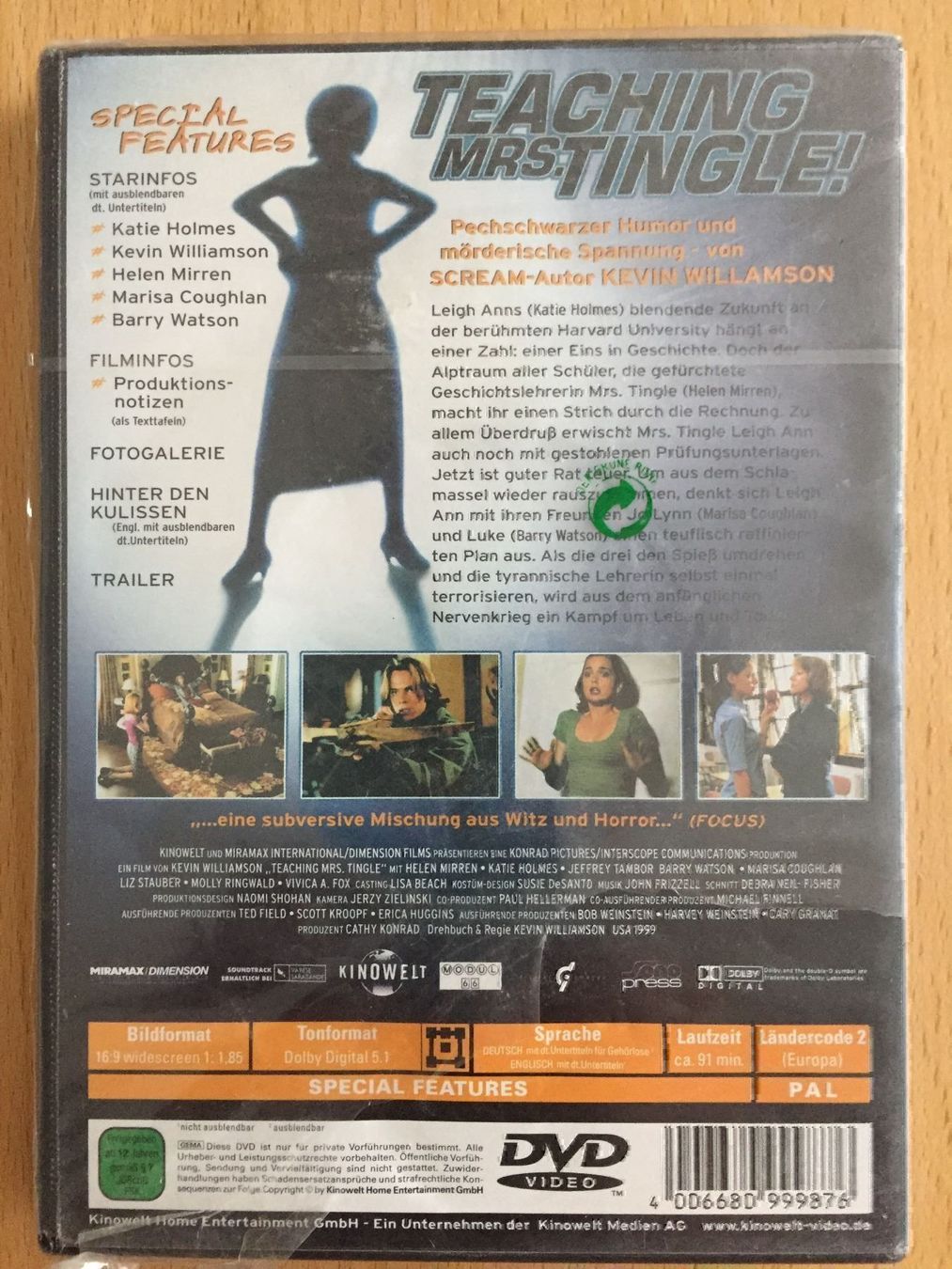 Alle DVDs: Teaching MRS. Tingle! – Gebraucht aus Rüti ZH von alumedien 1