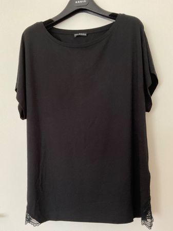 BELDONA Blusenshirt oversize Shirt Gr L Schwarz, NEU