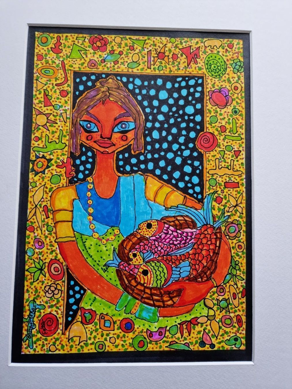 Dipinti: EDGAR BALTENSPERGER   ORIGINAL ACRYL MISCHTECHNIK AUF PAPIER – Usato da Gersau venduto da grafik-kunst 7