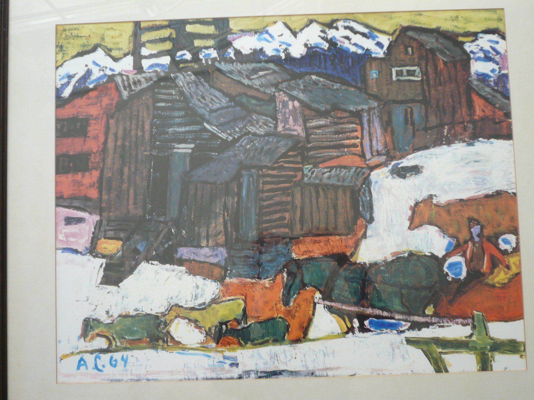 Foto & Immagini: A. Carigiet "Gadenstadt" Kunstdruck – Usato da Egg b. Zürich venduto da MissMarple2 1