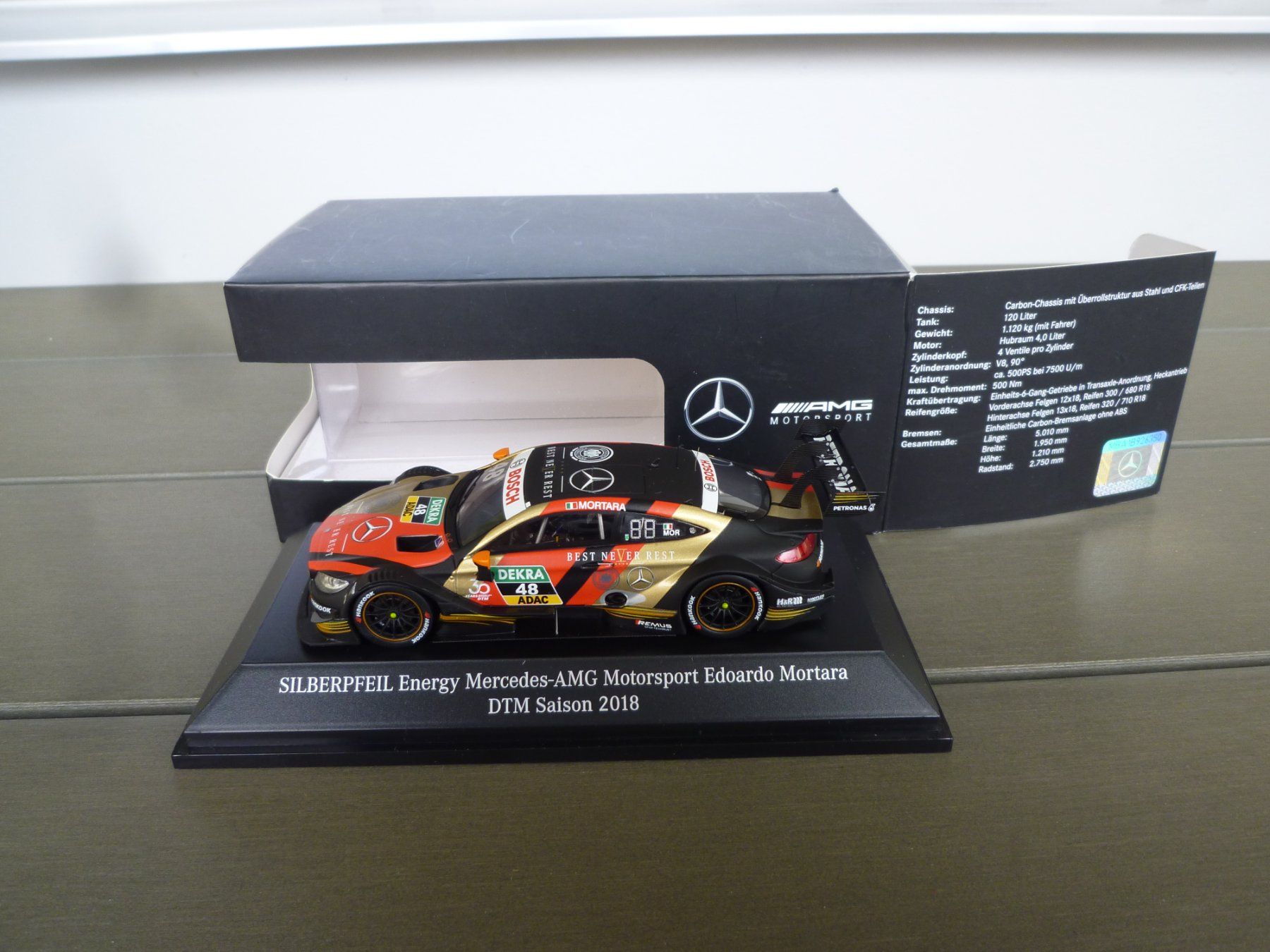 Mercedes-Benz Modellini d'auto: Mercedes AMG (DTM 2018) – Nuovo e nell'imballaggio originale da Flawil venduto da Imperiosud
