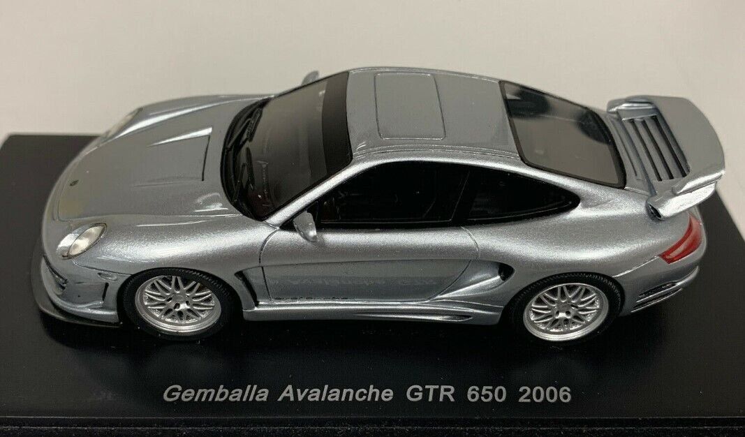 Porsche Modellini d'auto: Gemballa Avalanche GTR 650 (2006) – Nuovo e nell'imballaggio originale da Flawil venduto da Imperiosud 3