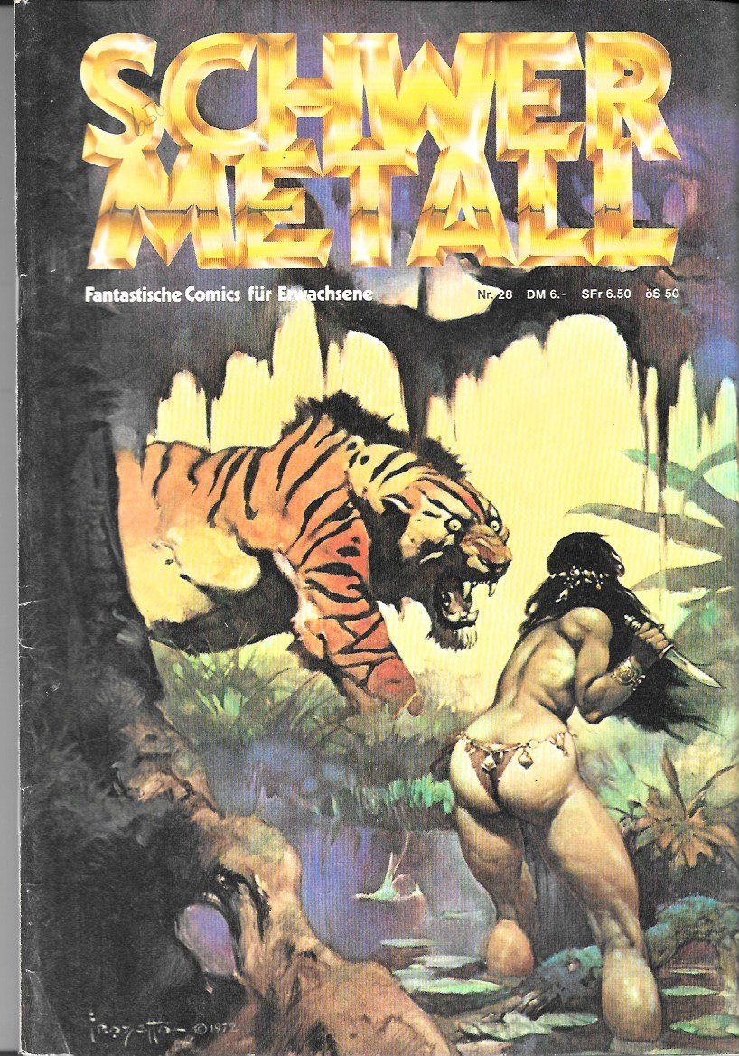 Fumetti: Schwermetall Comic Magazin Nr. 28 1982 - Moebius, R.Corben – Usato da Winterthur venduto da Wolfensberg
