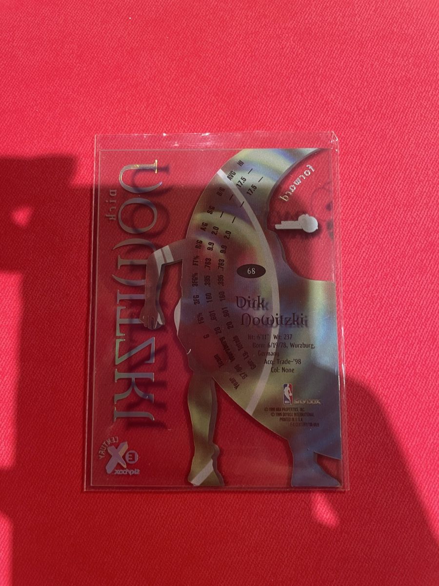 Nba Carte collezionabili: Dirk Nowitzki Rookie 1998 Skybox EX – Nuovo (secondo la descrizione) da Wädenswil venduto da Gmenswisscard 1