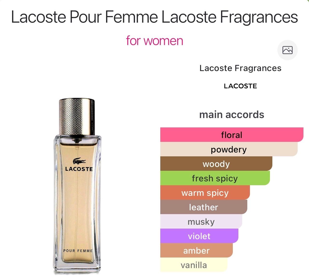 Lacoste Profumi & Eau de Toilette: 3 ml sample - Lacoste - Pour femme EDT – Nuovo e nell'imballaggio originale da Zürich venduto da mel_nbh7 1