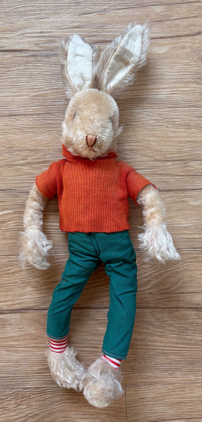 Steiff Bambole: Hase, eventuell von Steiff, Vintage – Usato da Spiez venduto da Agenda01