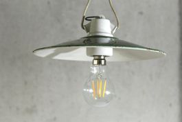 INDUSTRIEDESIGN - JUGENDSTIL - Lampe, Emaille, um 1910