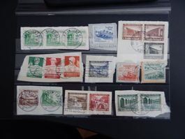 Deutsches Reich Lot alte Werte auf Papier V