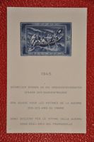 1945 W21 Spendeblock postfrisch gelbe Gummierung