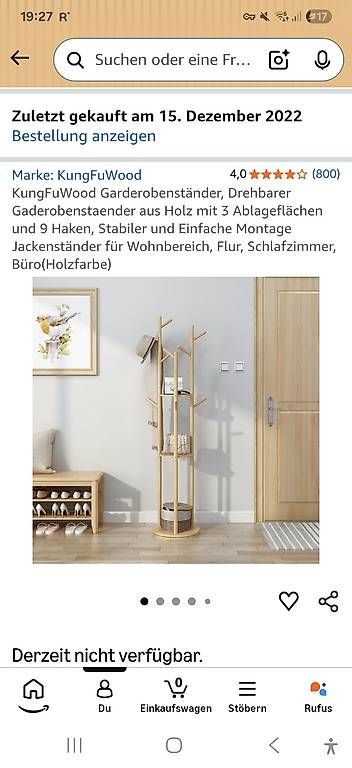 Guardaroba: Garderobenständer Holz CHF 20.00 – Usato da Basel venduto da bes_mnp7