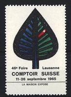 Reklamemarke Lausanne, Comptoir Suisse 1