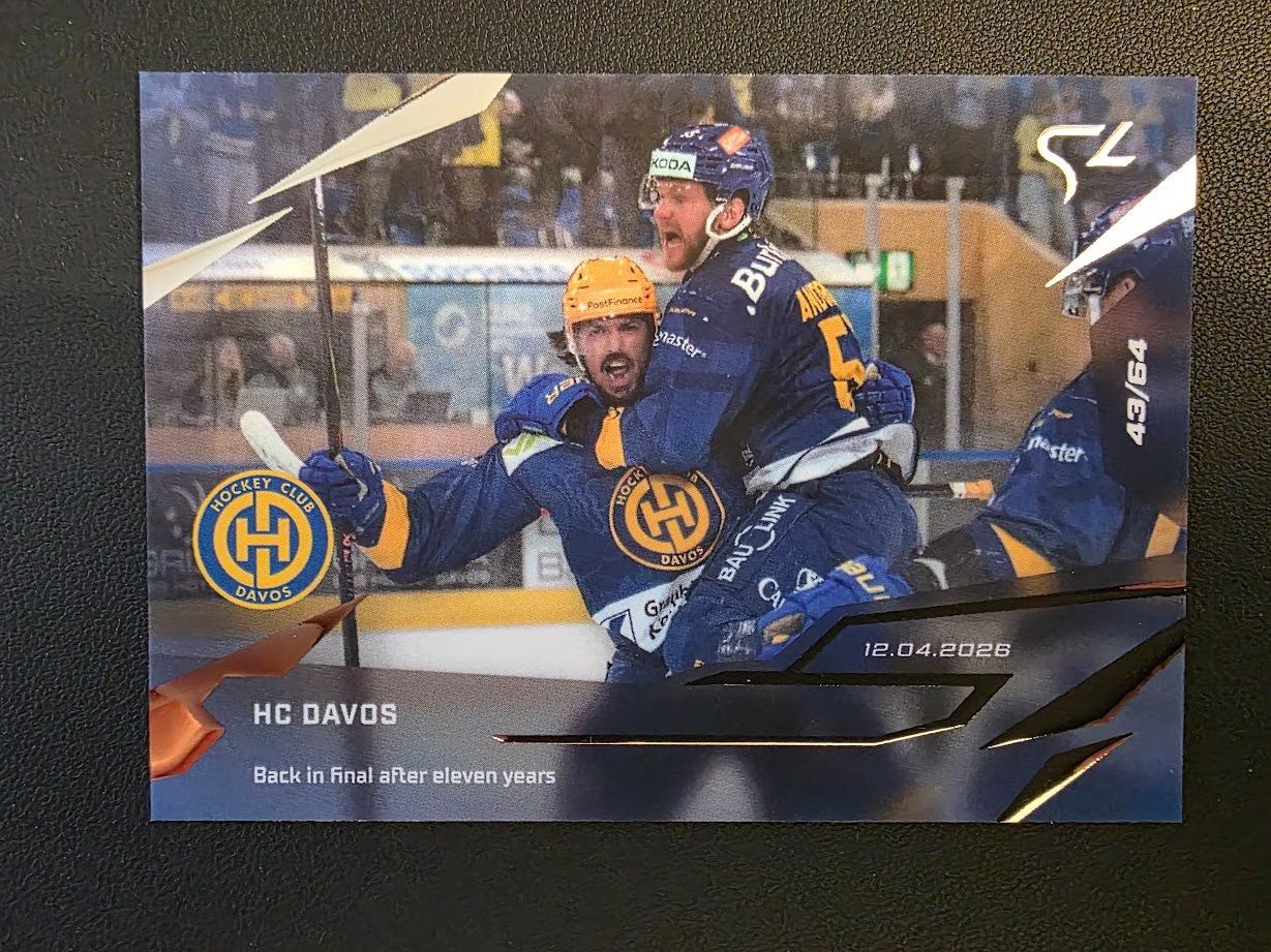 Sportzoo Carte collezionabili: HC Davos HCD 2025/26 - Live Card - Stransky, Final - /64 – Usato da Bauma venduto da Yotanke