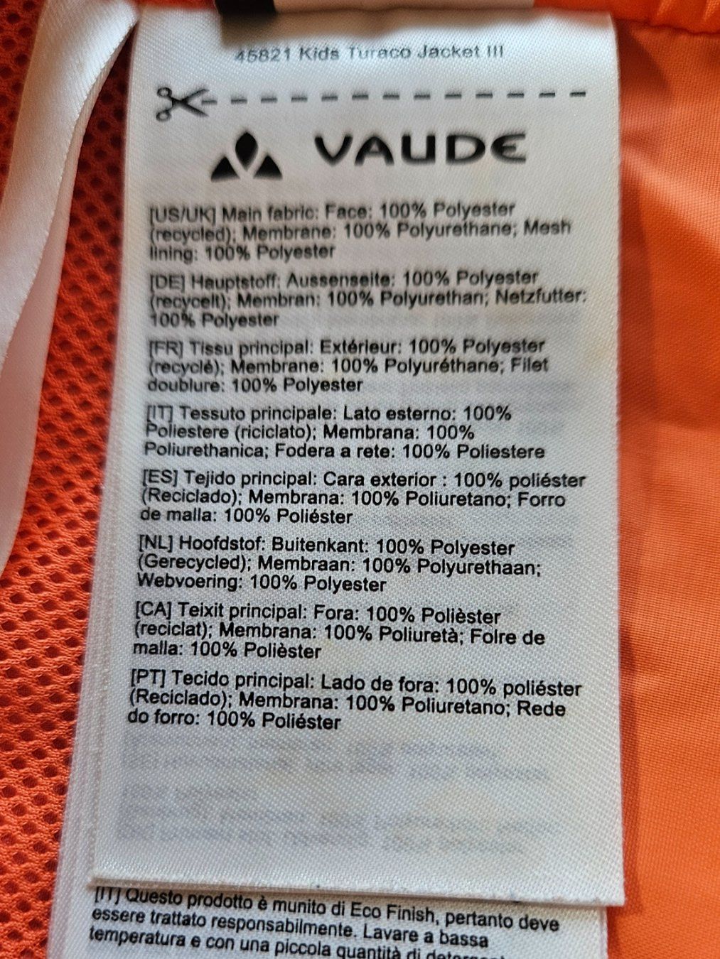 Vaude Giacche & Cappotti: Vaude Regenjacke 110/116 – Usato da Binningen venduto da lar_9qmr 6