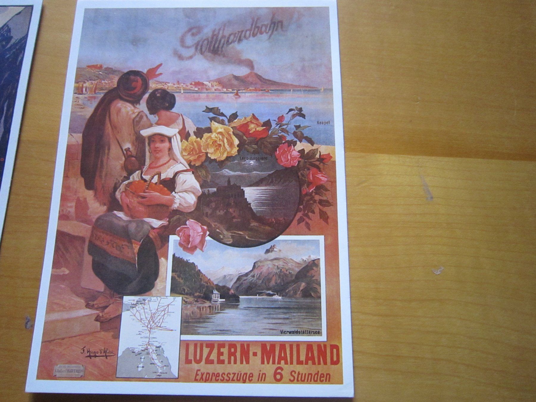 Cartoline postali: No1 schöne POstkarten Gotthard – Usato da Gordola venduto da Polentaefung 2