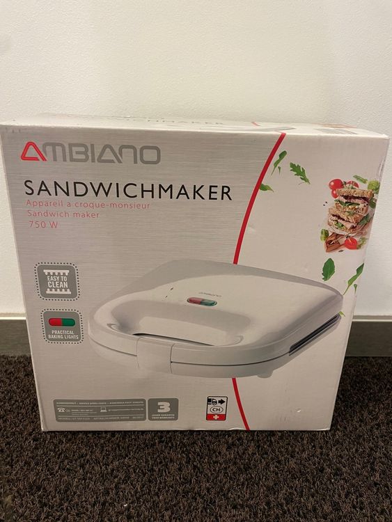 HIAKDOFT Doppelseitige Sandwichpfanne Mit Antihaft - Für Frühstücksmaschine, Gas & Induktion, 36.5 Cm