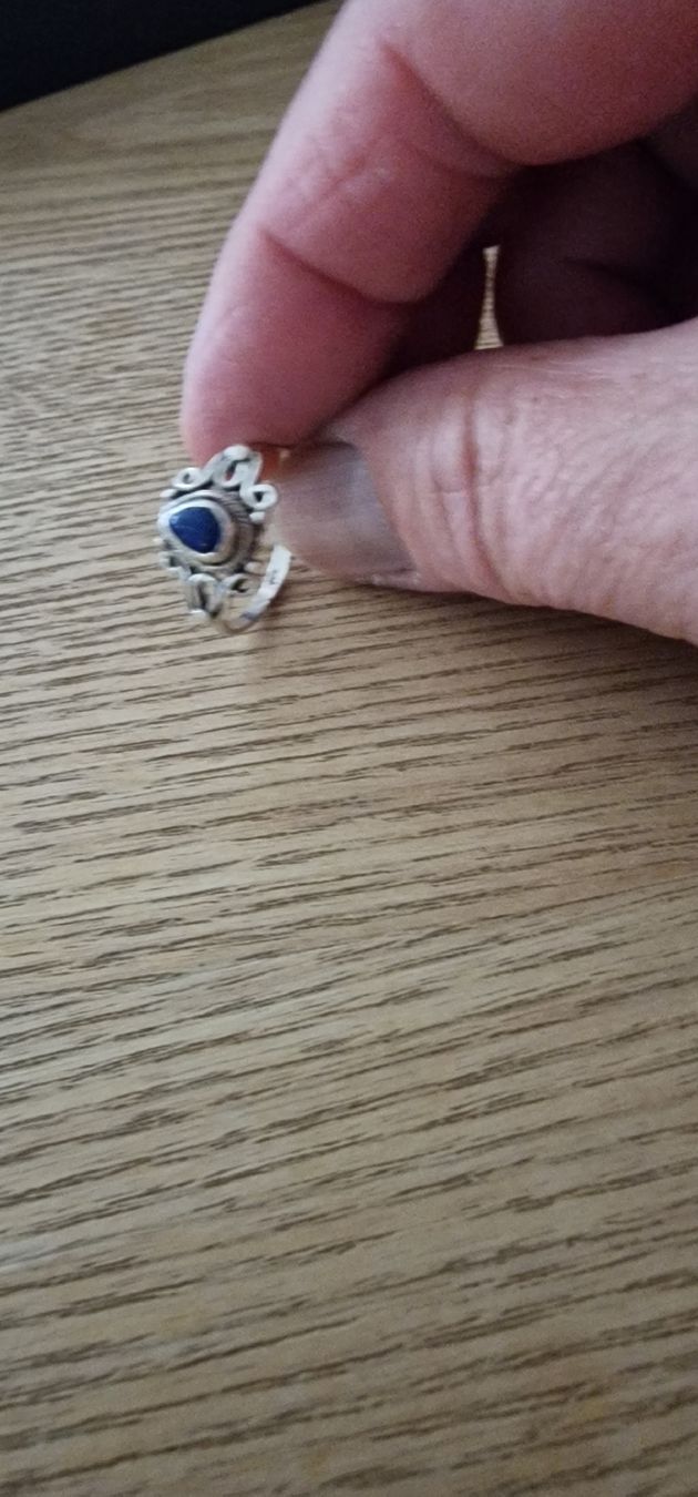 Bagues: Silber Ring 925 lazurit Stein – D'occasion à St. Gallen par mania03 1