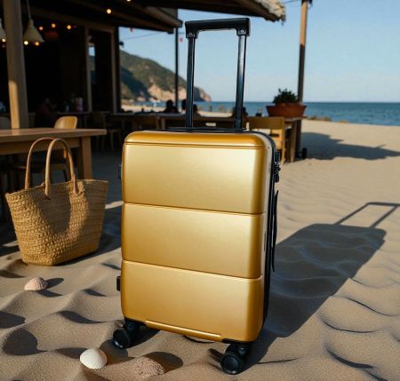Handgepäck Kabinengepäck Gr. M gateBAG 57cm GOLD NEU