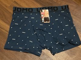 Herren Boxershorts Crazy Men blau Grösse M neu mit Etikett