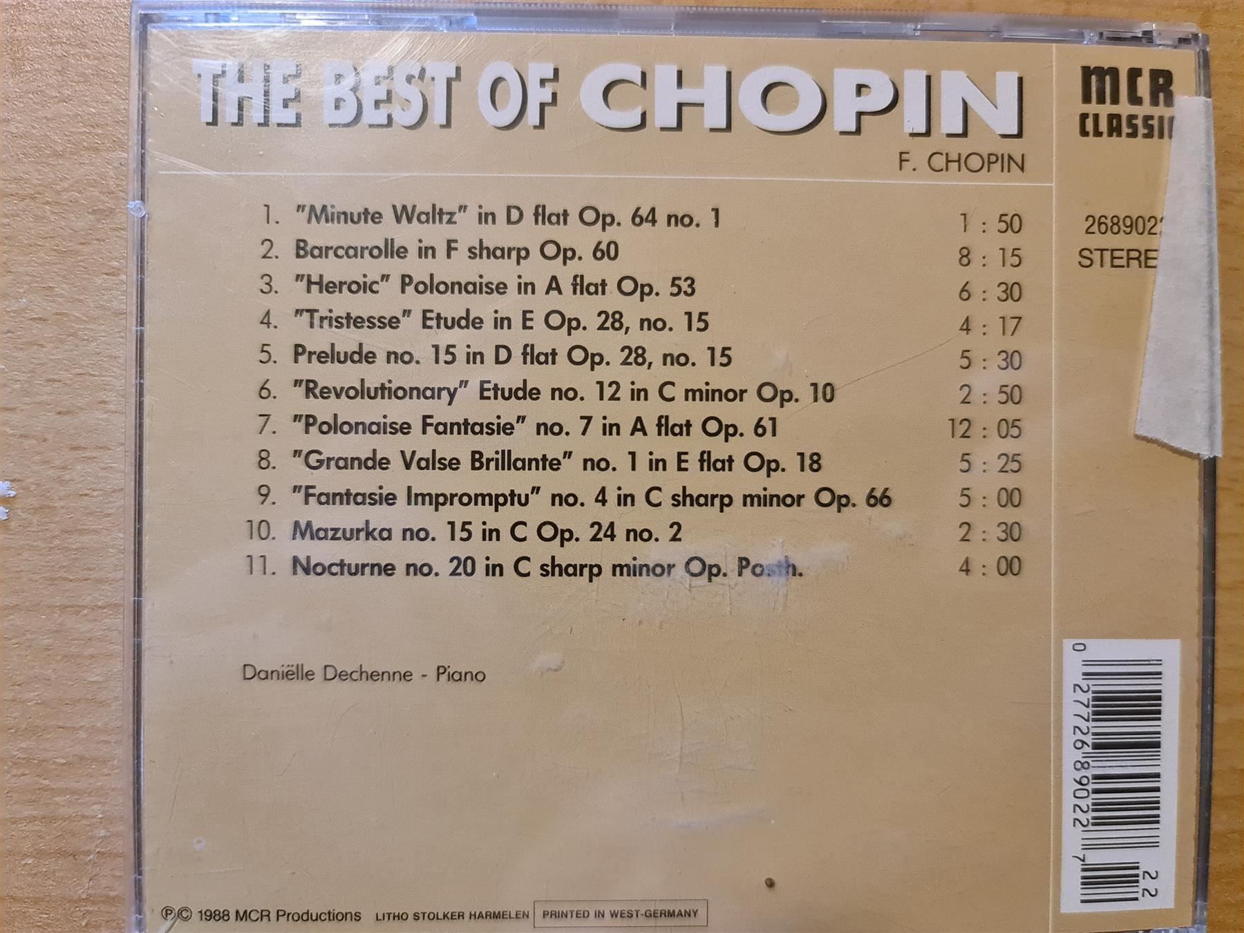 CDs: The best of Chopin CD – Gebraucht aus Dintikon von Vexi 1