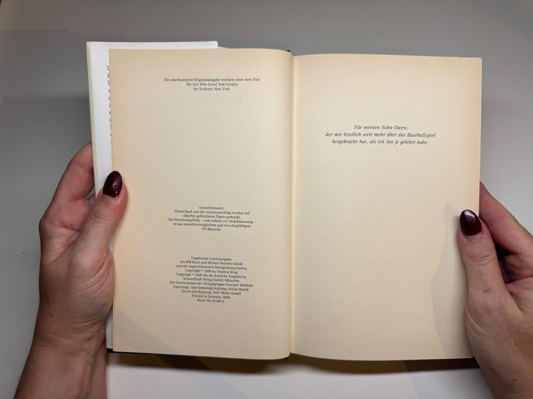 Libri: ROMAN: Stephen King, Das Mädchen – Usato da Grosswangen venduto da Deutsche_Romane 3