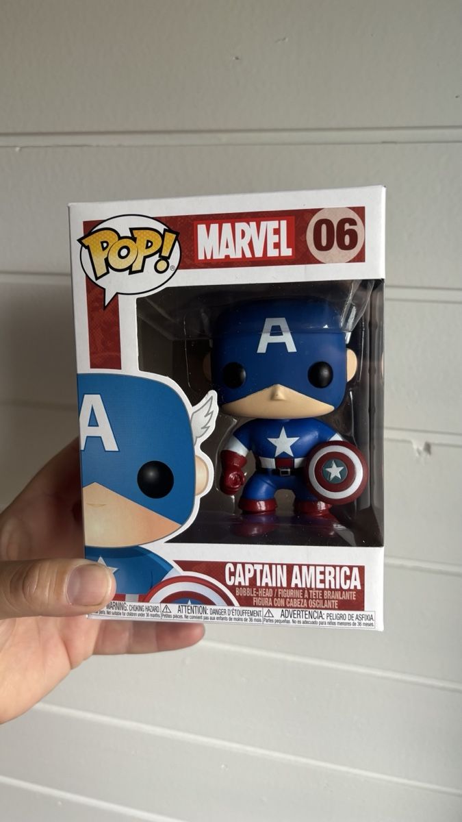 Marvel Figuren: Funko Pop Marvel #06 Captain America  – Neu (gemäss Beschreibung) aus Büren an der Aare von FindyourPops